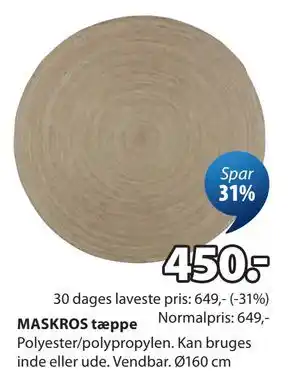 MASKROS tæppe