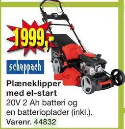 Harald Nyborg Plæneklipper med el-start tilbud