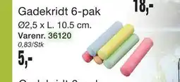 Harald Nyborg Gadekridt 6-pak tilbud