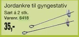 Harald Nyborg Jordankre til gyngestativ tilbud