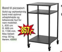 Harald Nyborg Bord til pizzaovn tilbud