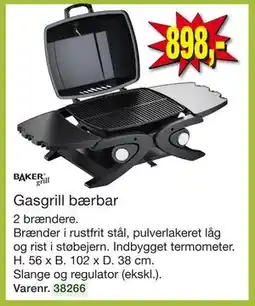 Harald Nyborg Gasgrill bærbar tilbud