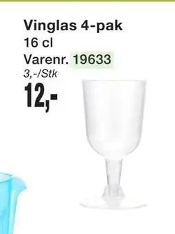 Harald Nyborg Vinglas 4-pak tilbud