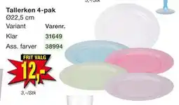 Harald Nyborg Tallerken 4-pak tilbud