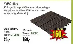 Harald Nyborg WPC flise. K tilbud