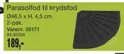 Harald Nyborg Parasolfod til krydsfod tilbud