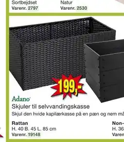 Harald Nyborg Skjuler til selvvandingskasse tilbud