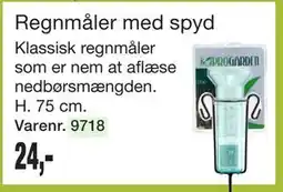 Harald Nyborg Regnmåler med spyd tilbud