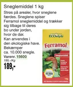 Harald Nyborg Sneglemiddel 1 kg tilbud