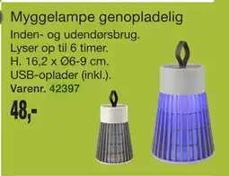 Harald Nyborg Myggelampe genopladelig tilbud