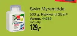 Harald Nyborg Swirr Myremiddel tilbud