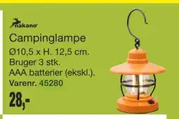 Harald Nyborg Campinglampe tilbud