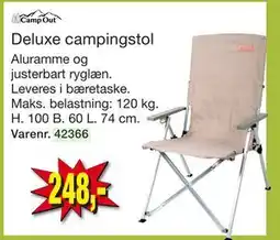Harald Nyborg Deluxe campingstol tilbud