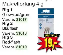 Harald Nyborg Makrelforfang 4 g tilbud