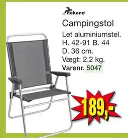 Harald Nyborg Campingstol tilbud
