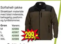 Harald Nyborg Softshell-jakke tilbud