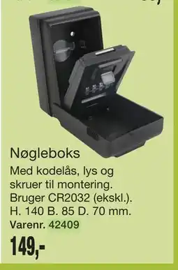 Harald Nyborg Nøgleboks tilbud