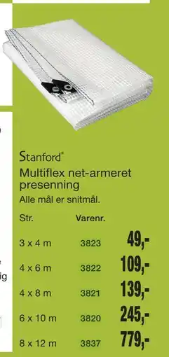 Harald Nyborg Multiflex net-armeret presenning tilbud