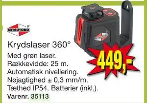 Harald Nyborg Krydslaser 360° tilbud