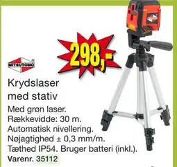 Harald Nyborg Krydslaser med stativ tilbud