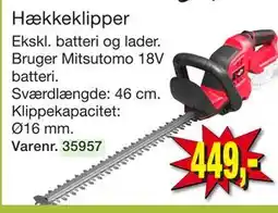 Harald Nyborg Hækkeklipper tilbud
