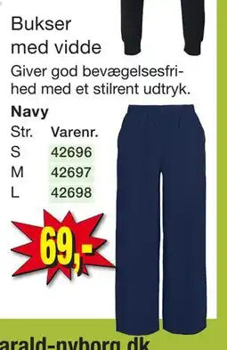 Harald Nyborg Bukser med vidde tilbud