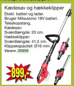Harald Nyborg Kædesav og hækkeklipper tilbud