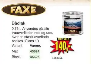 Harald Nyborg Bådlak tilbud