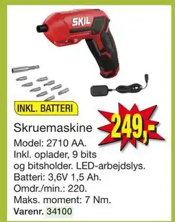 Harald Nyborg Skruemaskine tilbud