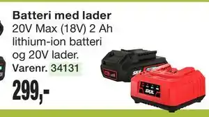 Harald Nyborg Batteri med lader tilbud