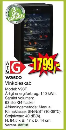 Harald Nyborg Vinkøleskab tilbud