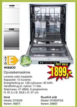 Harald Nyborg Opvaskemaskine tilbud