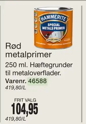 Harald Nyborg Rød metalprimer tilbud