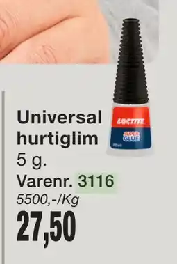Harald Nyborg Universal hurtiglim tilbud