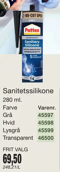 Harald Nyborg Sanitetssilikone tilbud