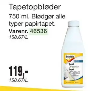 Harald Nyborg Tapetopbløder tilbud