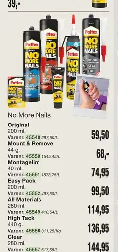 Harald Nyborg No More Nails tilbud