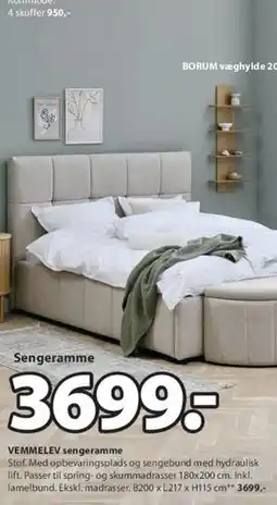JYSK VEMMLEV sengeramme tilbud
