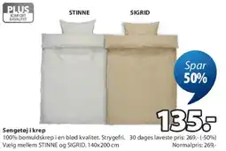 JYSK Sengetøj STINNE / SIGRID tilbud