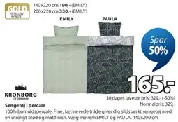 JYSK Sengetøj PAULA / EMILY tilbud
