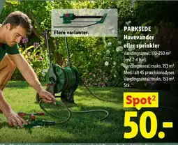 Lidl PARKSIDE Havevander eller sprinkler tilbud