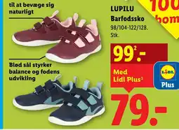 Lidl LUPILU Barfodssko tilbud