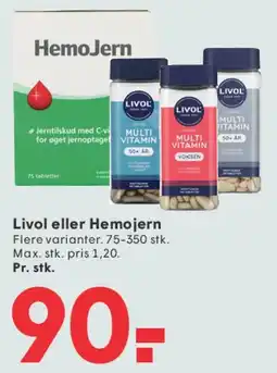 SPAR Livol eller Hemojern tilbud