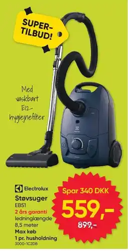 BigDollar Electrolux Støvsuger EB51 tilbud