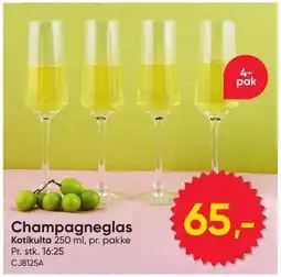 BigDollar Champagneglas Kotikulta tilbud