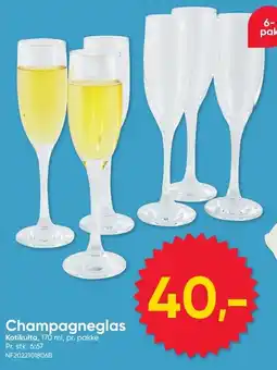BigDollar Champagneglas Kotikulta tilbud