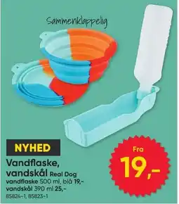 BigDollar Vandflaske, vandskål tilbud