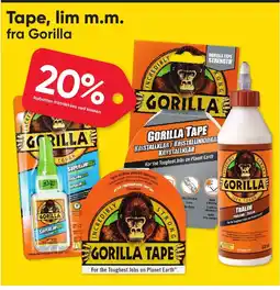 BigDollar Tape, lim m.m. fra Gorilla tilbud