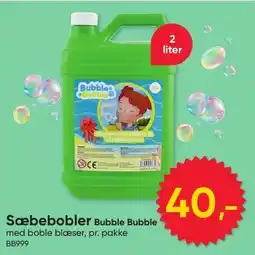 BigDollar Sæbebobler Bubble Bubble tilbud