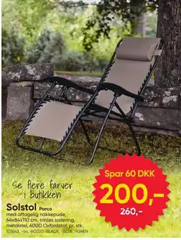 BigDollar Solstol Parco tilbud